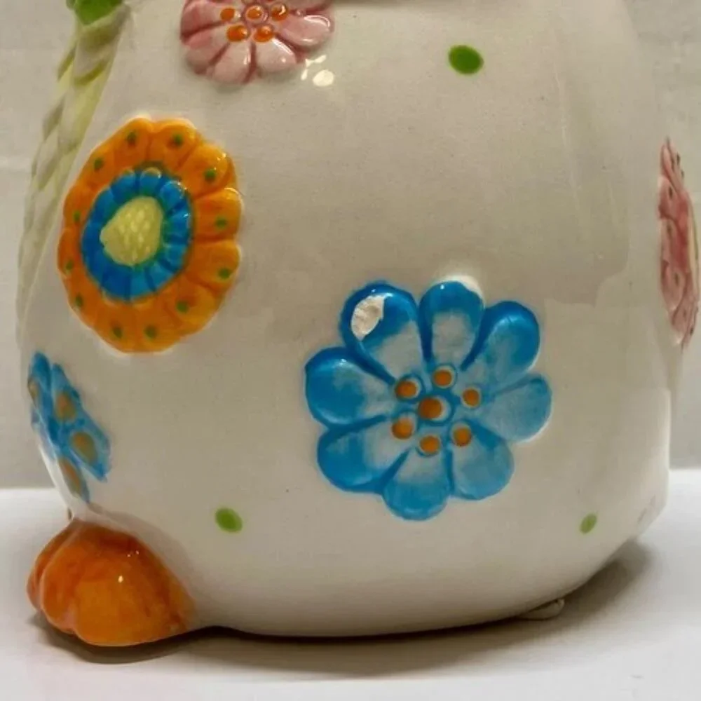 Vintage Pier 1 Owl Piggy Bank 5